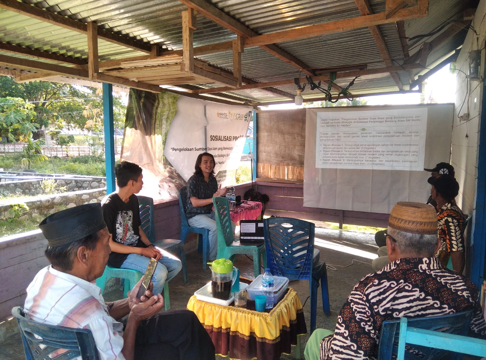 kegiatan sosialisasi oleh pendamping lapangan (Inhides)